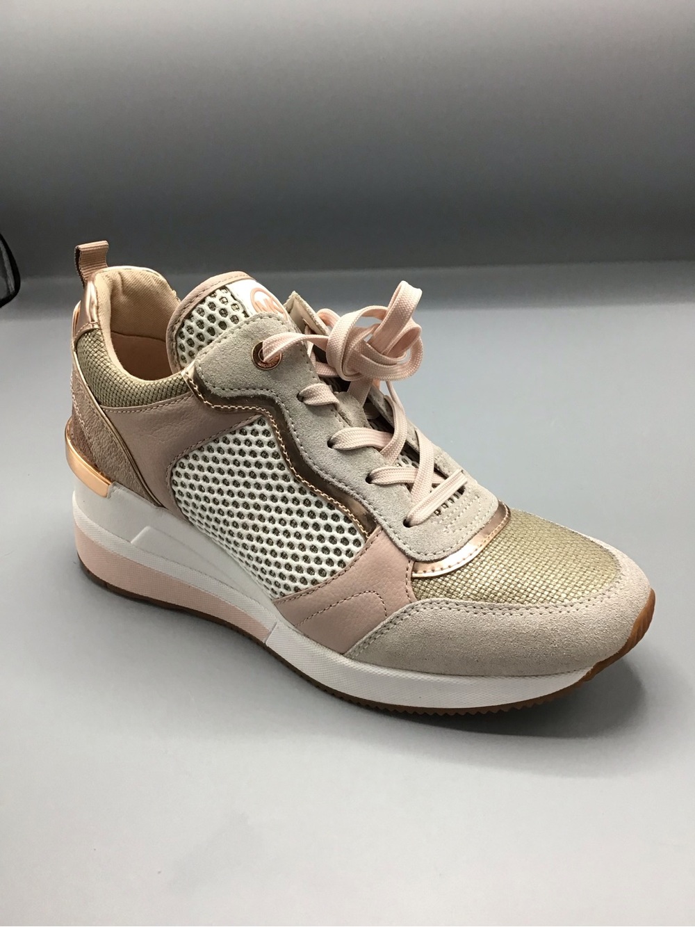 Michael Kors Pink and Rose Gold Women's Sneaker (Inner View)